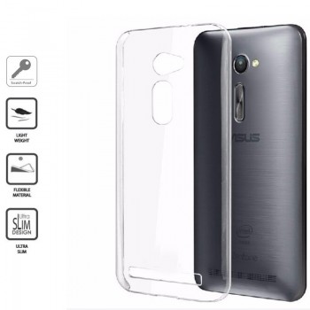 Plonas silikoninis dėklas - skaidrus (Zenfone 2 Ze500cl)